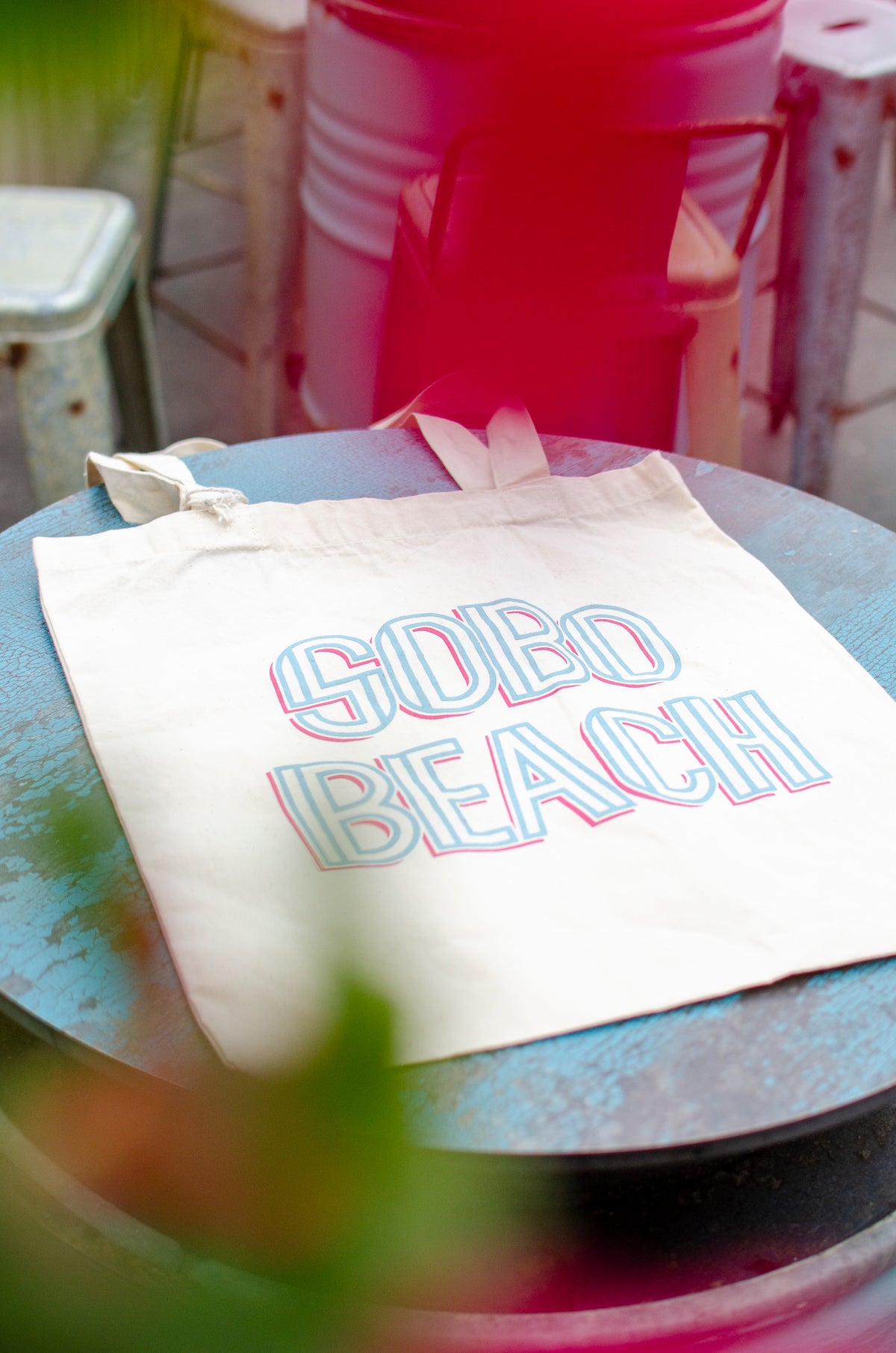 SOBO Beach Tote Bag