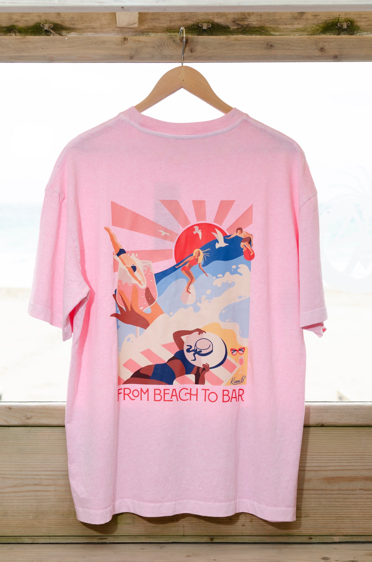 Pink from Beach to Bar